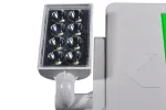 لوحة مخرج طوارئ  LED مع كشافات مدمجة جانبية – بحروف خضراء أو حمراء